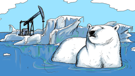 Excavación petrolera en el Ártico